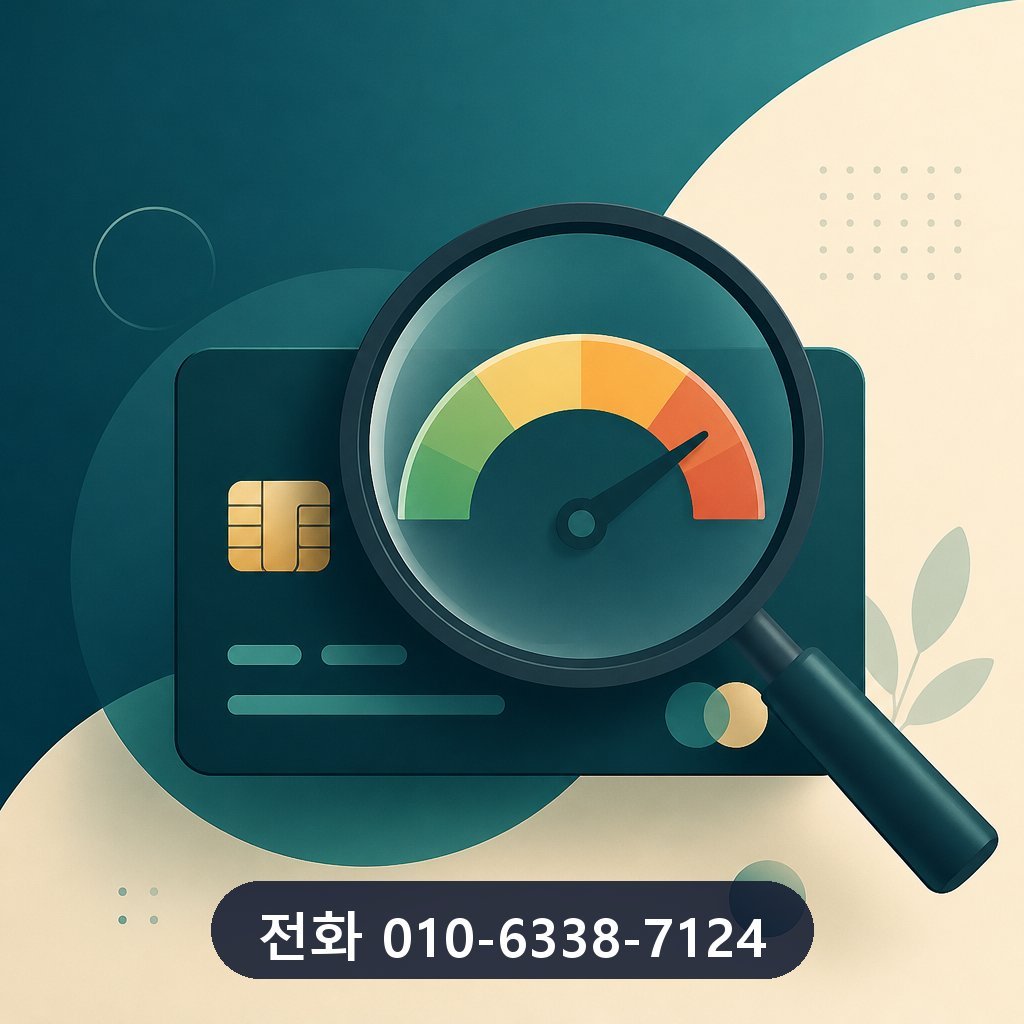 카드깡 방법 한도 확인 이미지 · 문의 010-6338-7124
